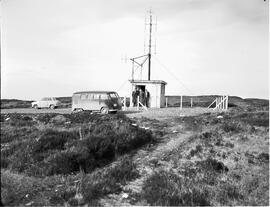 Radio tower at Woodcock Hill construction site