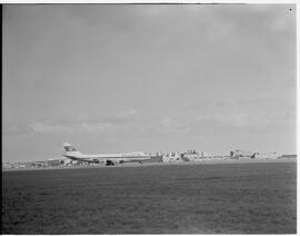 Jets on ramp from viewing space