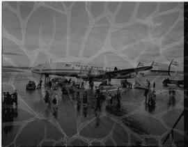 Trans World Airlines (TWA) aircraft on ramp at Shannon