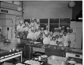 Group of chefs in the kitchen