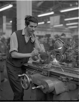 Industrial staff member