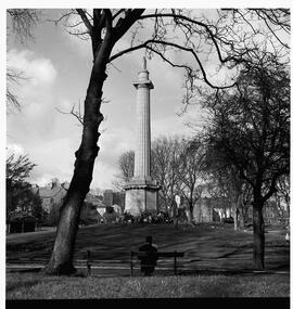 View of Limerick - Spring Rice Memorial in the Peoples Park, Limerick