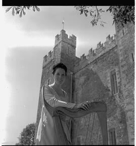 Miss Fionnula O'Sullivan at Bunratty Castle