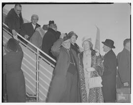 Irish International Airlines inaugural flight with Lord Mayor of Cork and wife