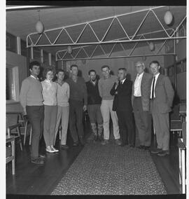 Dutch SFU biologists (cavemen) with J. Coleman