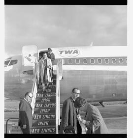 US Secretary to the Solomon Islands at terminal building