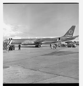 Overseas National Airways (ONA) DC-8 plane