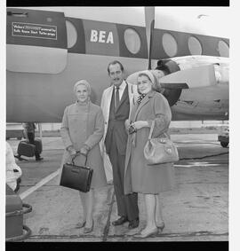 Mrs Clarke Gable and Mr and Mrs Holmes