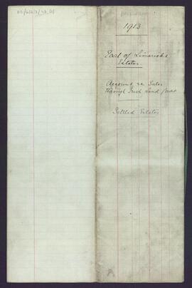 Accounts of the sales of property through the Irish Land Court