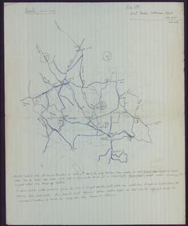 Hand-drawn map of East Limerick Brigade area of operations