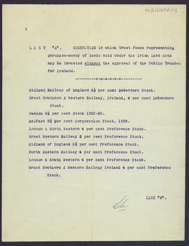 Material relating mostly to stocks and securities