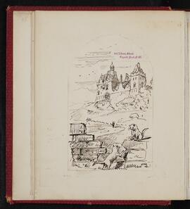 Scrap album of sketches and photographs