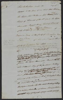 Draft release [of St George’s Church and piece of land]
