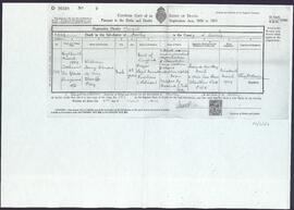 Photocopy of death certificate