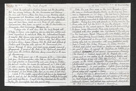 Photocopy of handwritten memoirs of Matthew Beckett