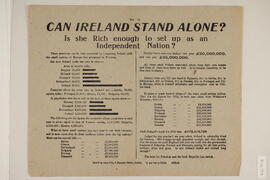 Leaflet issued by Sinn Fein