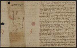 Letter from William Clarke Hignett