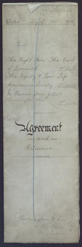 Set of deeds relating to the sale of estates