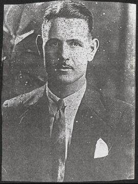 Photocopy of a portrait of Leo McCloskey as a young man