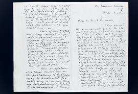 Photocopy of a letter from James Joyce to Grant Richards