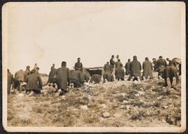 Photograph of Irish Brigadiers at an open-air mass