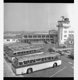 Terminal building courtyard