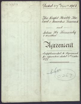 Agreement to retain provisions of a previous agreement in force