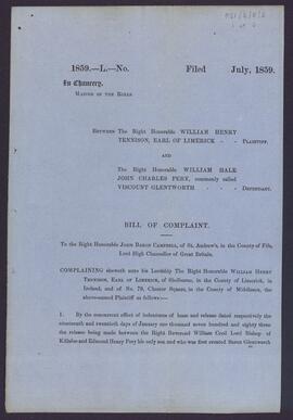 Bill of Complaint in Chancery