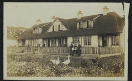 Photograph of rustic cottages in Adare