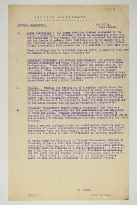 Special memorandum relating to the signing of the Treaty