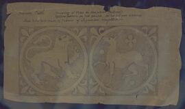 Design by Edward William Goodwin for fireplace tiles