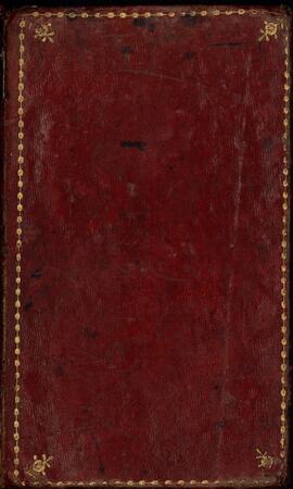 Small leather-bound volume of maps of the estate of the Earl of Listowel.