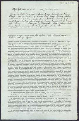 Deeds of charge to secure £500 and interest