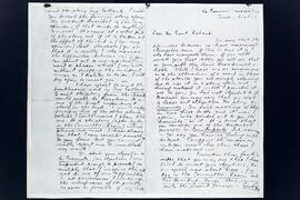 Photocopy of a letter from James Joyce to Grant Richards