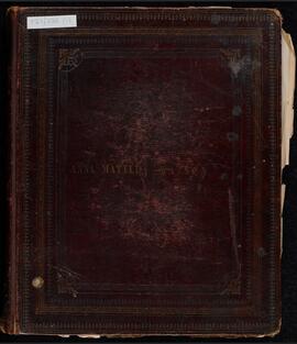 Bound scrapbook belonging to Anna Matilda Watson