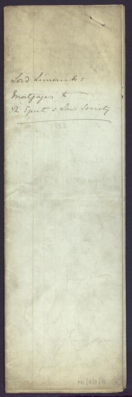 Draft list of mortgages to the Equity and Law Society